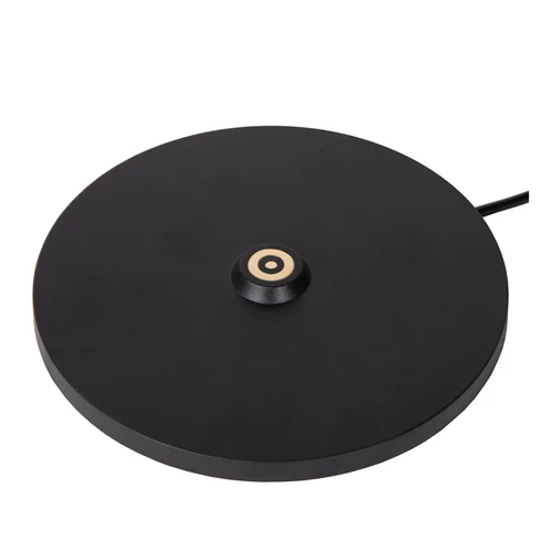 Lucide JUSTINE - wiederaufladbare Tischlampe Innen/Außen - Akku/Batterie - LED Dim. - 1x2W 2700K - IP54 - Mit kabelloser Ladestation - Schwarz - detail 3